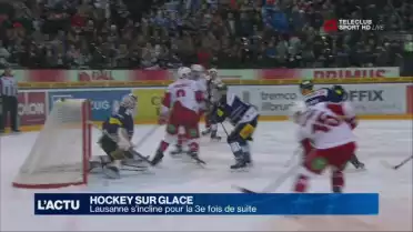 Lausanne s&#039;incline pour la 3e fois de suite