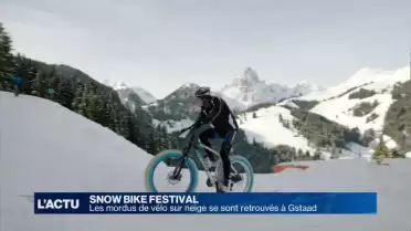 Le Snow Bike Festival se déroulait à Gstaad