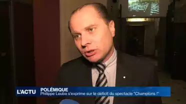 Philippe Leuba explique le déficit du spectacle &quot;Champions!&quot;