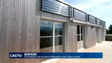 Envelopper les anciens bâtiments pour mieux isoler