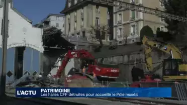 Les halles CFF détruites pour accueillir le Pôle muséal