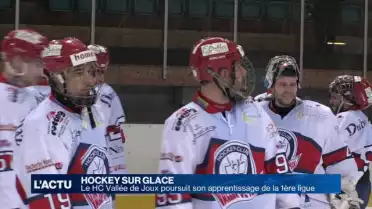 HC Vallée de Joux poursuit son apprentissage de la 1re ligue