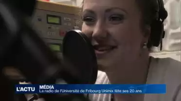La radio de l&#039;Université de Fribourg Unimix fête ses 20 ans
