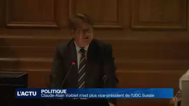 Claude-Alain Voiblet n&#039;est plus vice-président de l&#039;UDC
