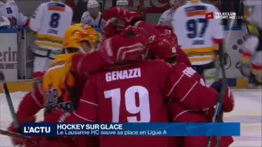 Le Lausanne HC sauve sa place en Ligue A