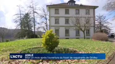 Bilan un mois après l&#039;arrivée des requérants à Grolley (FR)