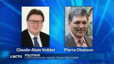 L&#039;UDC lausannoise repêche Claude-Alain Voiblet
