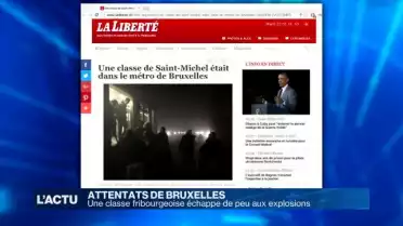 Attentats de Bruxelles: collégiens fribourgeois en sûreté