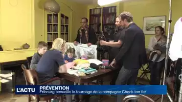 Fribourg accueille le tournage de la campagne Check ton fer