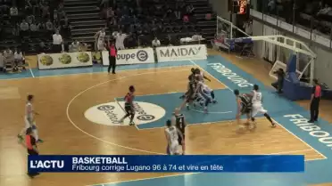 Fribourg corrige Lugano 96 à 74 et vire en tête
