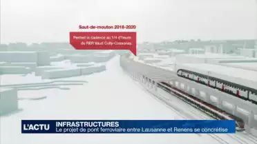 Feu vert pour le pont CFF entre Lausanne et Renens
