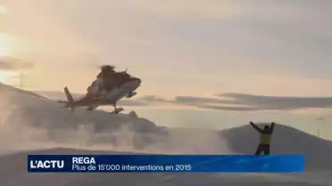 REGA: plus de 15&#039;000 interventions en 2015