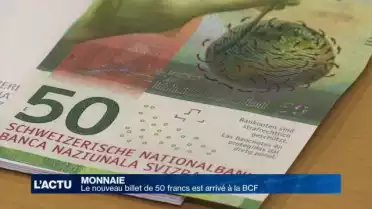 Les nouveaux billets de 50 francs sont là