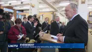 Le Conseil fédéral à la rencontre des Vaudois