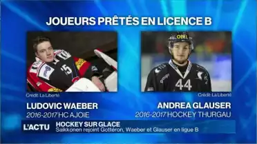Saikkonen rejoint Gottéron, Waeber et Glauser en ligue B