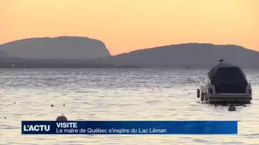 Le maire de la Ville de Québec en visite en Suisse
