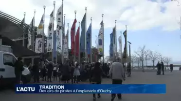 Les drapeaux d&#039;Ouchy prennent des airs de pirates.