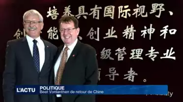 Beat Vonlanthen est de retour d&#039;un voyage en Chine