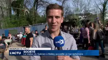 Le viaduc de Malley accueille un bar éphémère