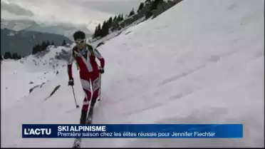 Ski alpinisme : 1ère saison réussie pour Jennifer Fiechter