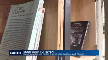 Mystérieuses boîtes à livres à Fribourg