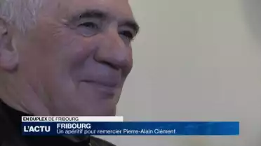 Un apéritif de remerciements pour Pierre-Alain Clément