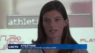 Athlétisme : Léa Sprunger présente sa saison 2016