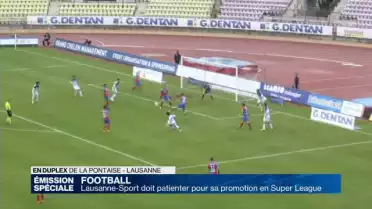 Le Lausanne-Sport doit encore patienter avant la promotion