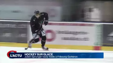 Julien Sprunger prolonge son contrat jusqu’en 2019-2020