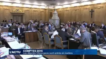 Comptes 2015: les députés fribourgeois entrent en matière