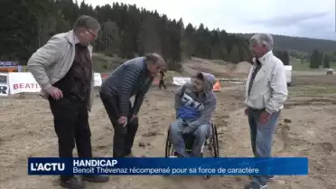 Benoit Thévenaz tétraplégique et motard