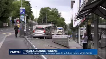 Les Verts lausannois contestent la rampe Vigie-Gonin