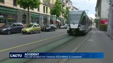 Nouvel incident sur l'avenue d'Echallens à Lausanne