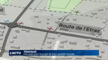 Un futur quartier nyonnais exposé