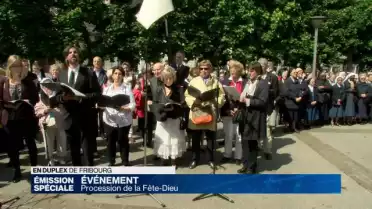 La procession de la Fête Dieu en direct