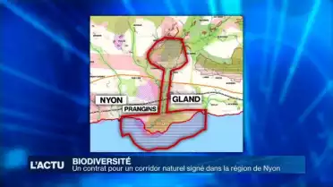 Un contrat pour un corridor naturel a été signé à Nyon