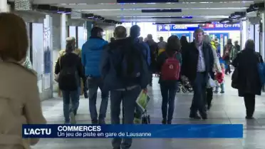 Un jeu de piste en gare de Lausanne