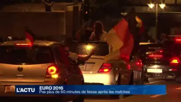 Pas plus de 60 minutes de liesse après les matchs