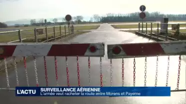 L&#039;armée veut racheter la route entre Morens et Payerne