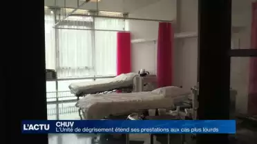 L'unité de dégrisement du CHUV se renouvelle