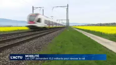Les CFF demandent 13,2 milliards pour rénover le rail