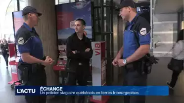 Un Québécois au sein de la police fribourgeoise