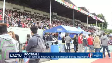 La fan zone de Fribourg fait le plein pour Suisse-Roumanie