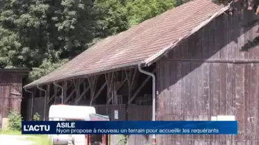 Nyon propose un terrain pour accueillir les requérants