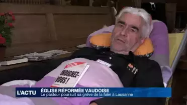 Le pasteur lausannois poursuit sa grève de la faim