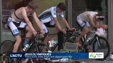 Théry Schir brille avant son départ pour Rio