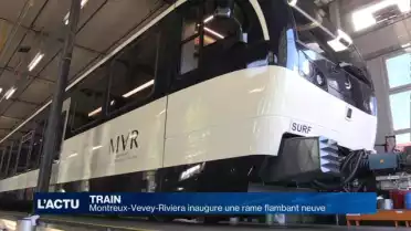 Montreux-Vevey-Riviera inaugure une rame flambant neuve