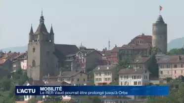 Le RER Vaud pourrait être prolongé jusqu&#039;à Orbe (VD)