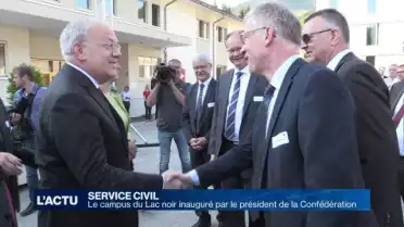Le campus du Lac noir inauguré par Johann Schneider-Ammann