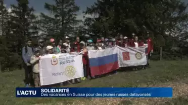 Des vacances en Suisse pour des jeunes russes défavorisés